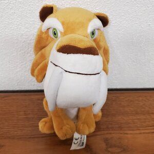 Plush 8" Big Head Deigo Sabre Tooth Tiger from the Movie Ice Age - 2013